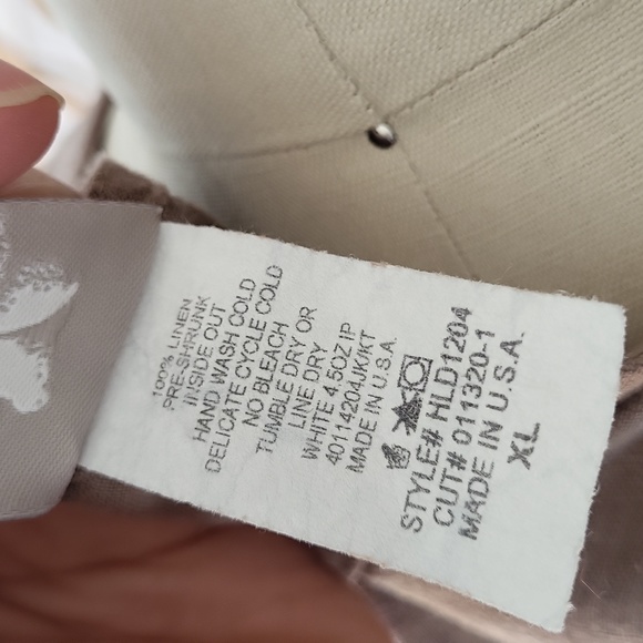 MATCH POINT USA 100% New With Tags Linen full length tank dress SZ XL - Picture 7 of 11